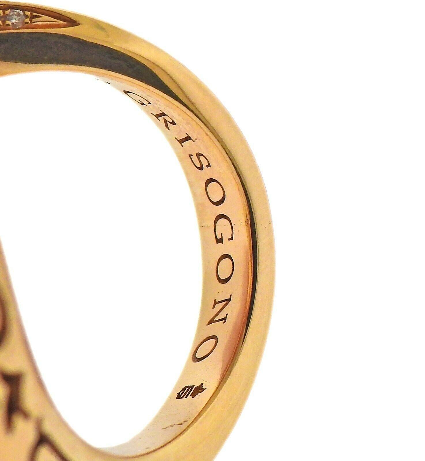 De las mujeres Anillo de oro con diamantes de 2,37 quilates De Grisogono Chiocciolina en venta