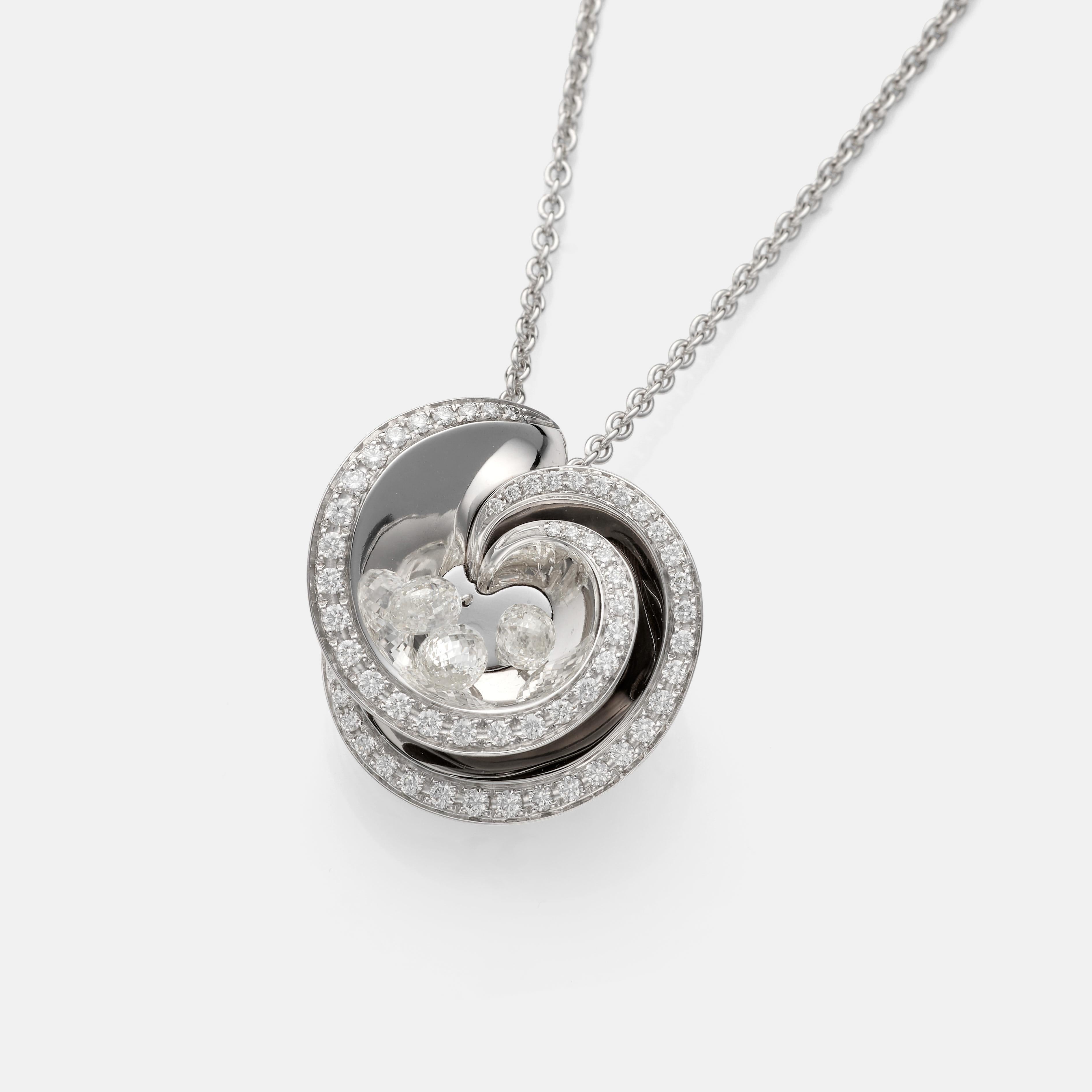 Taglio briolette De GRISOGONO Collana Chiocciolina. in vendita