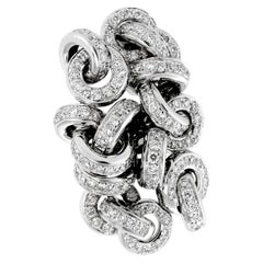 De Grisogono Diamant-Cocktailring aus 18k Weißgold