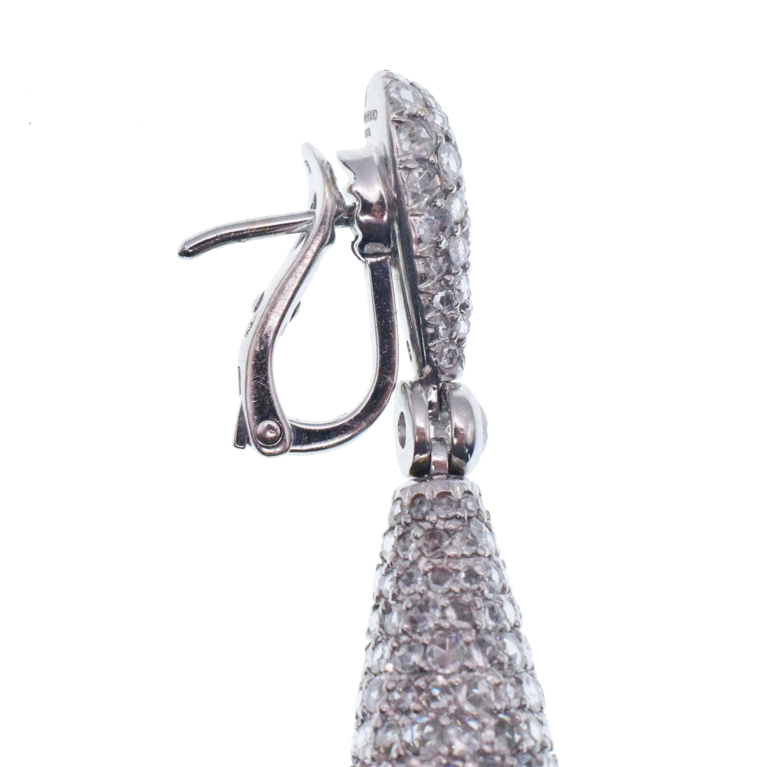 De Grisogono Diamond 'Gocce' Earrings For Sale 7