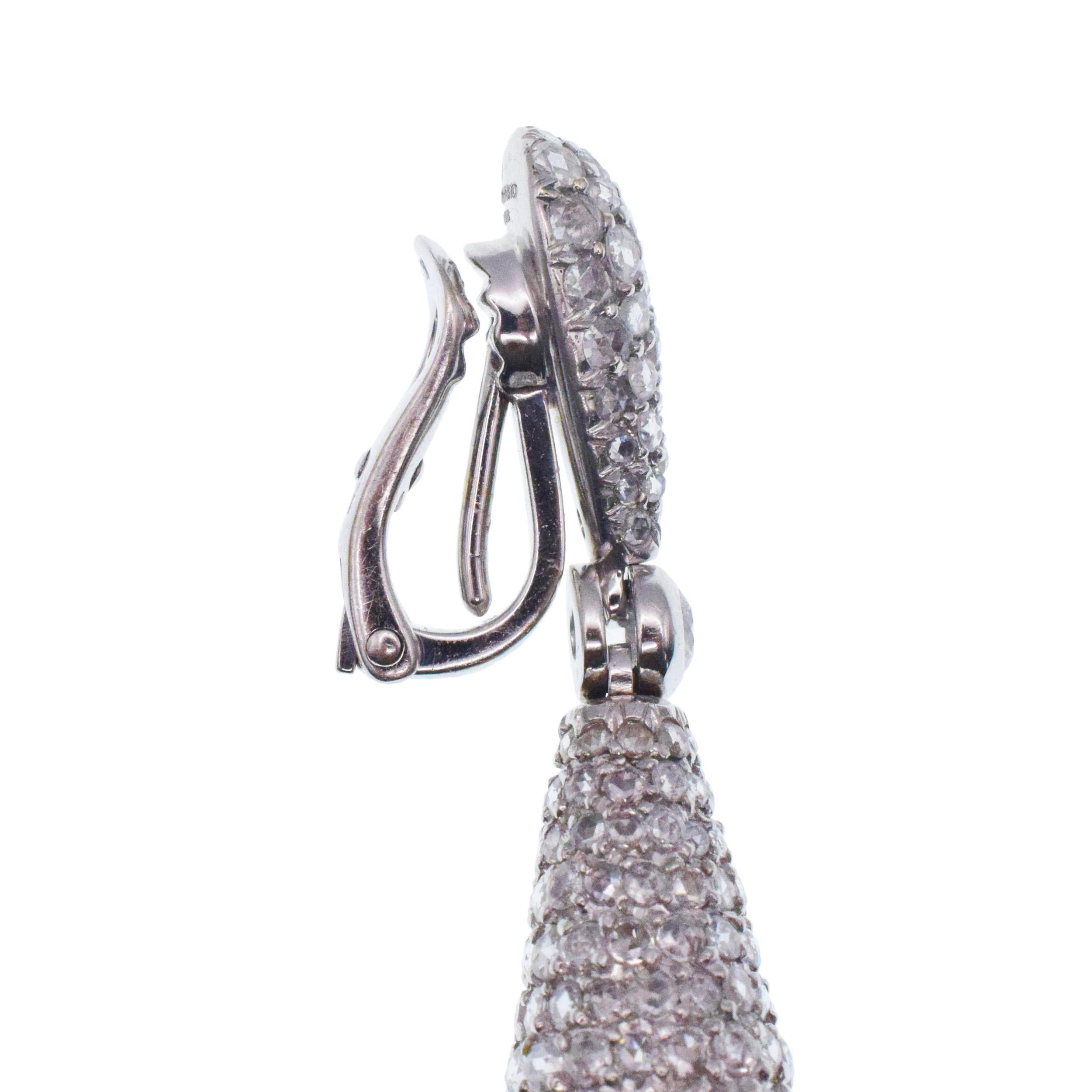 De Grisogono Diamond 'Gocce' Earrings For Sale 1