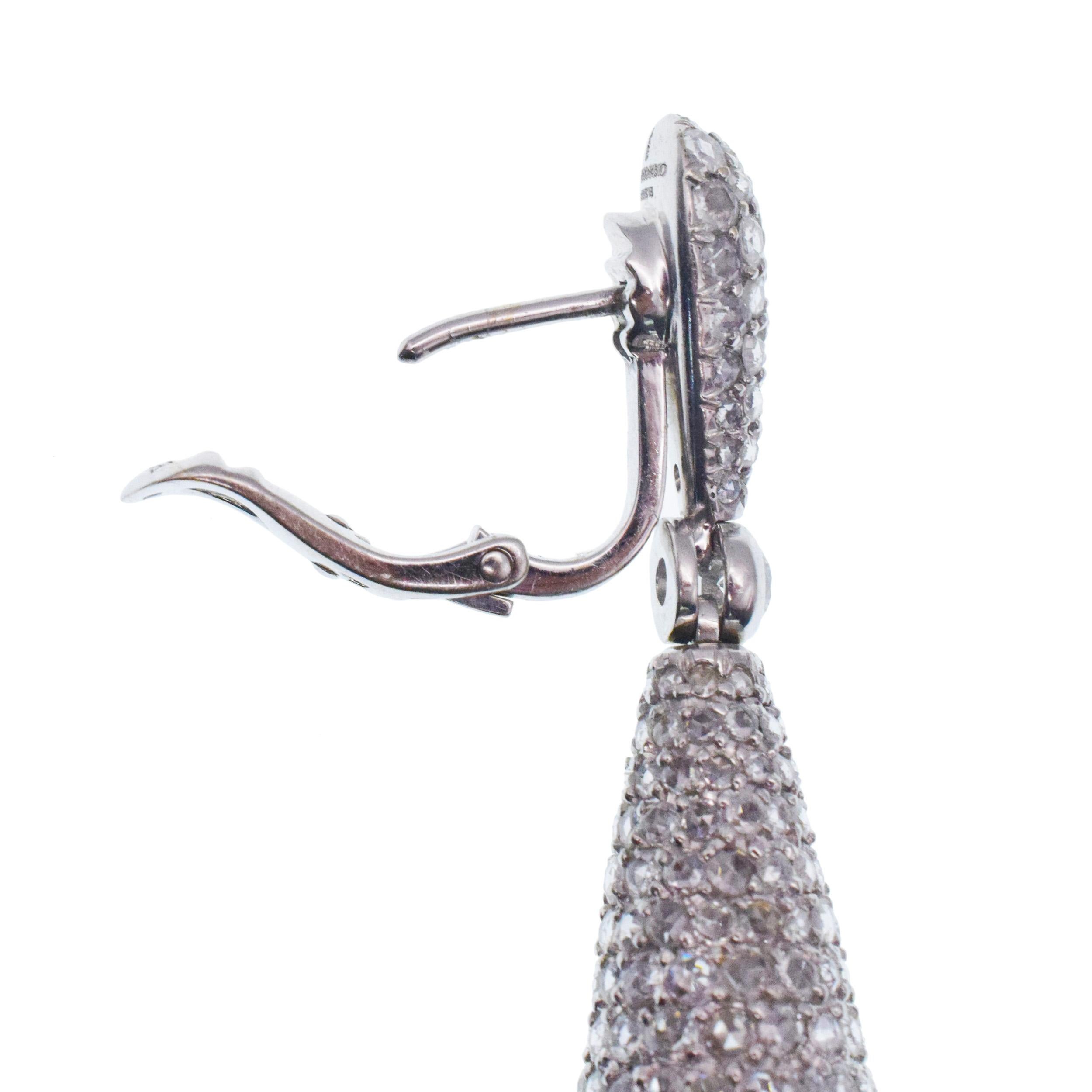De Grisogono Diamond 'Gocce' Earrings For Sale 3