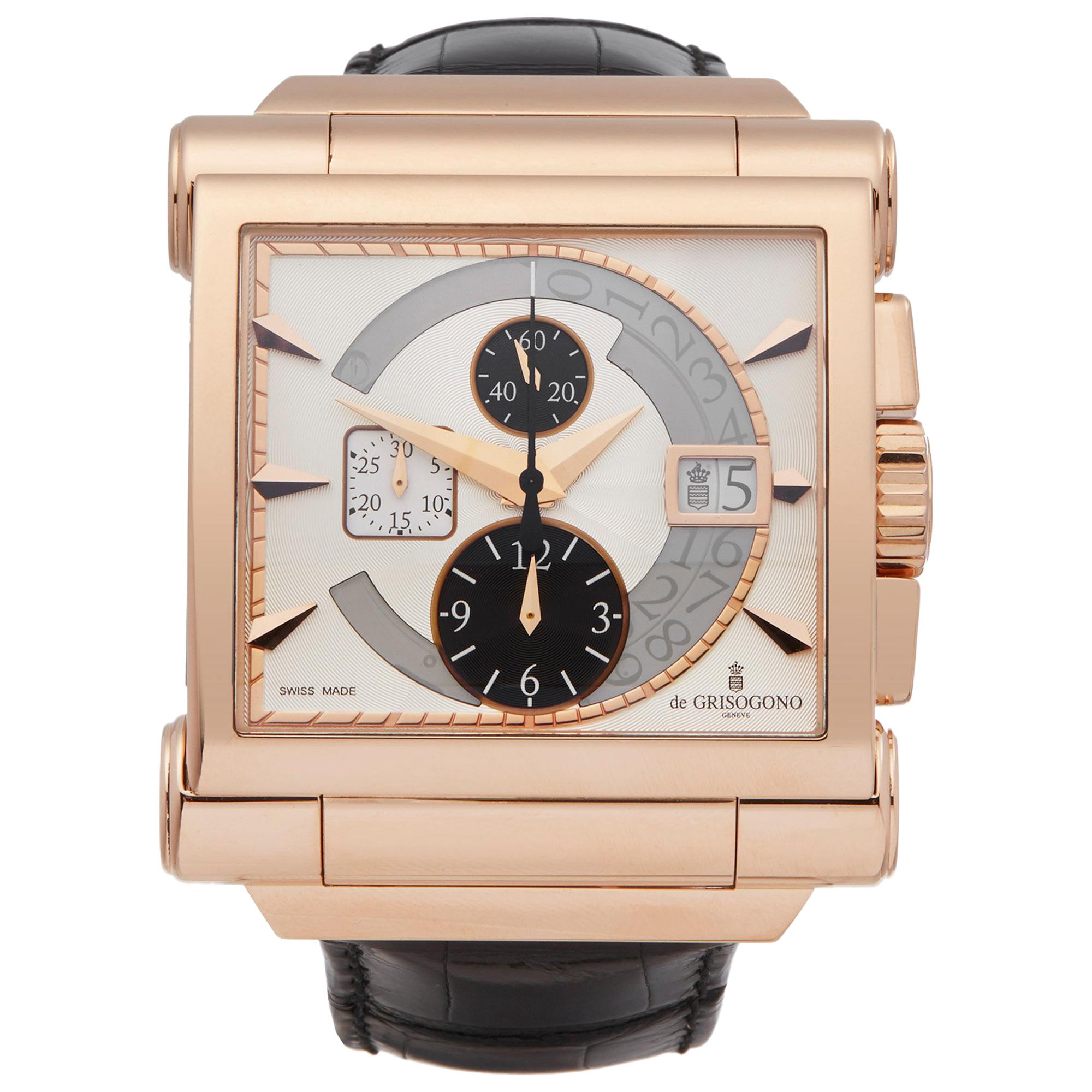 De Grisogono Grande Chrono 18k Rose Gold N02