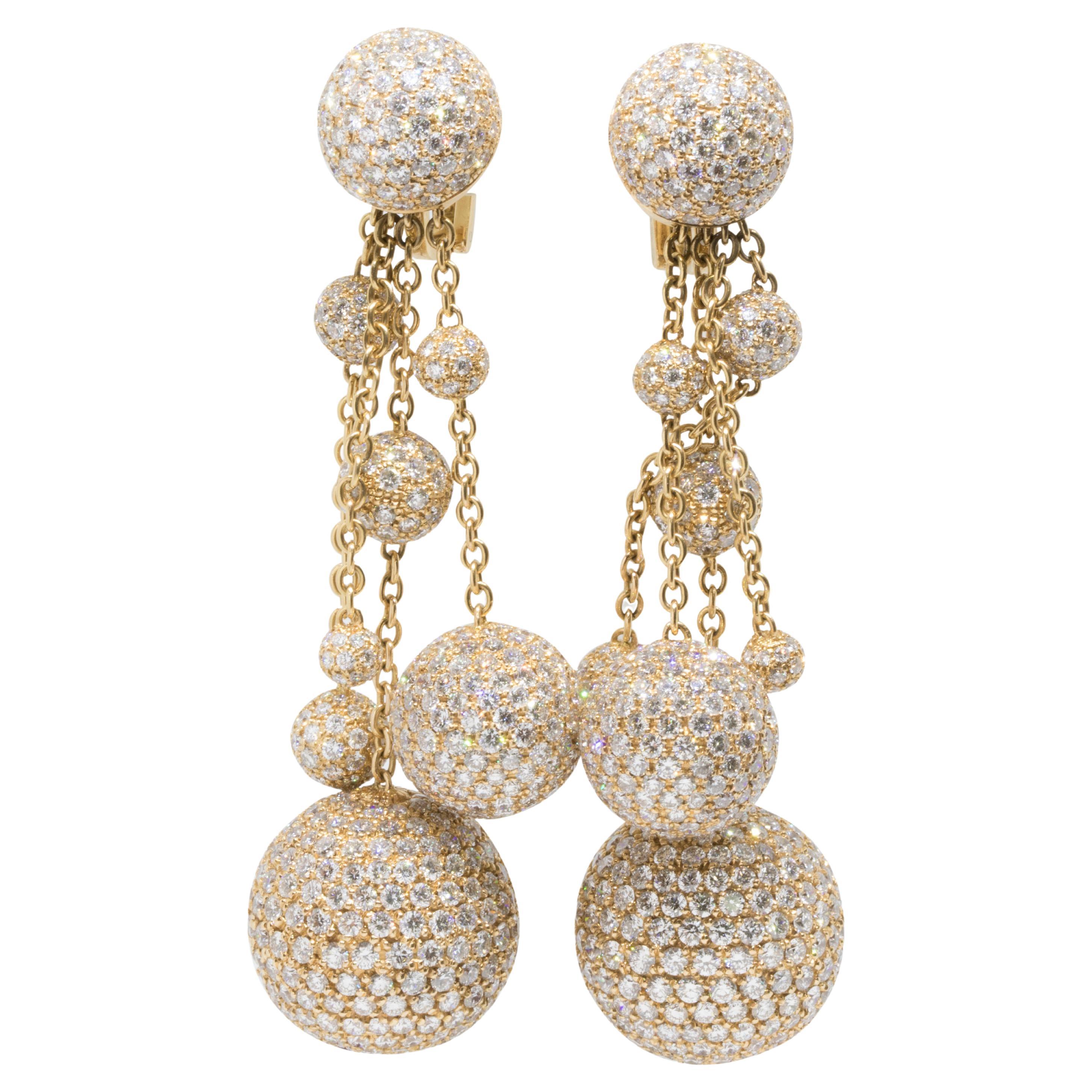 De de GRISOGONO Jewelry Boule Kollektion Ohrringe mit Rosa Gold