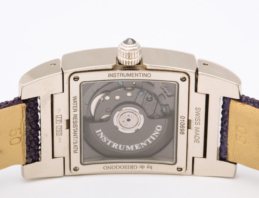 De Grisogono Ladies White Gold Diamond Instrumentino Watch 1