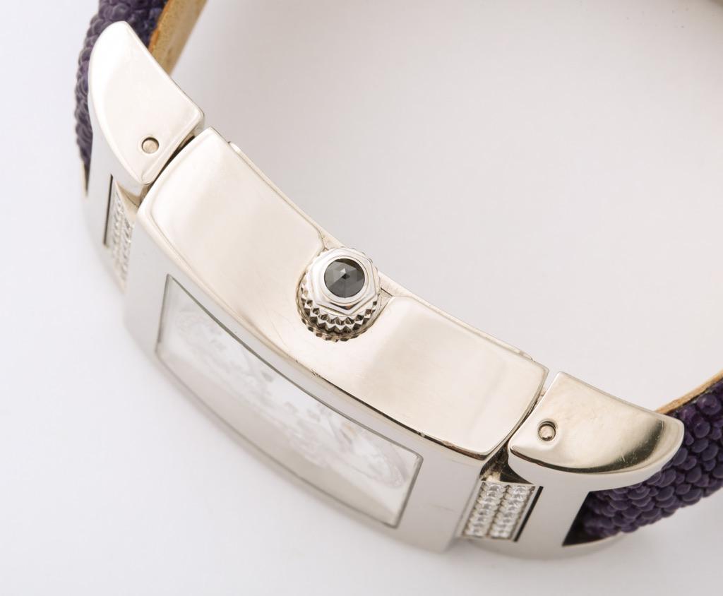 De Grisogono Ladies White Gold Diamond Instrumentino Watch 2