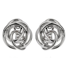 Pendientes de oro blanco de 18k Matassa de Grisogono