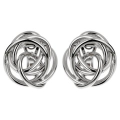 Pendientes de oro blanco de 18k Matassa de Grisogono