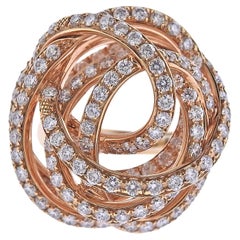 De Grisogono Matassa Diamantring aus Roségold mit Diamant