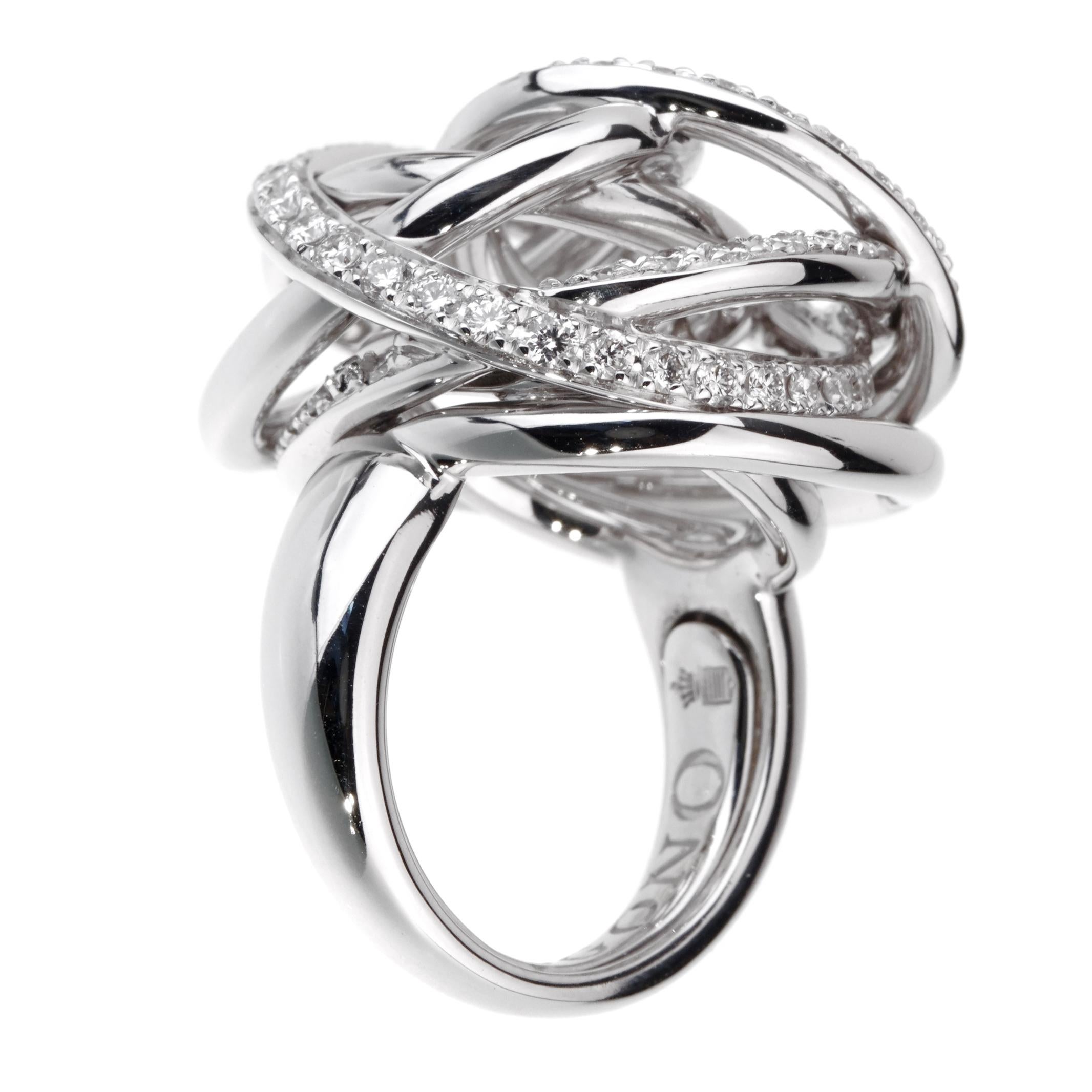 De Grisogono Matassa White Gold Diamond Ring 2