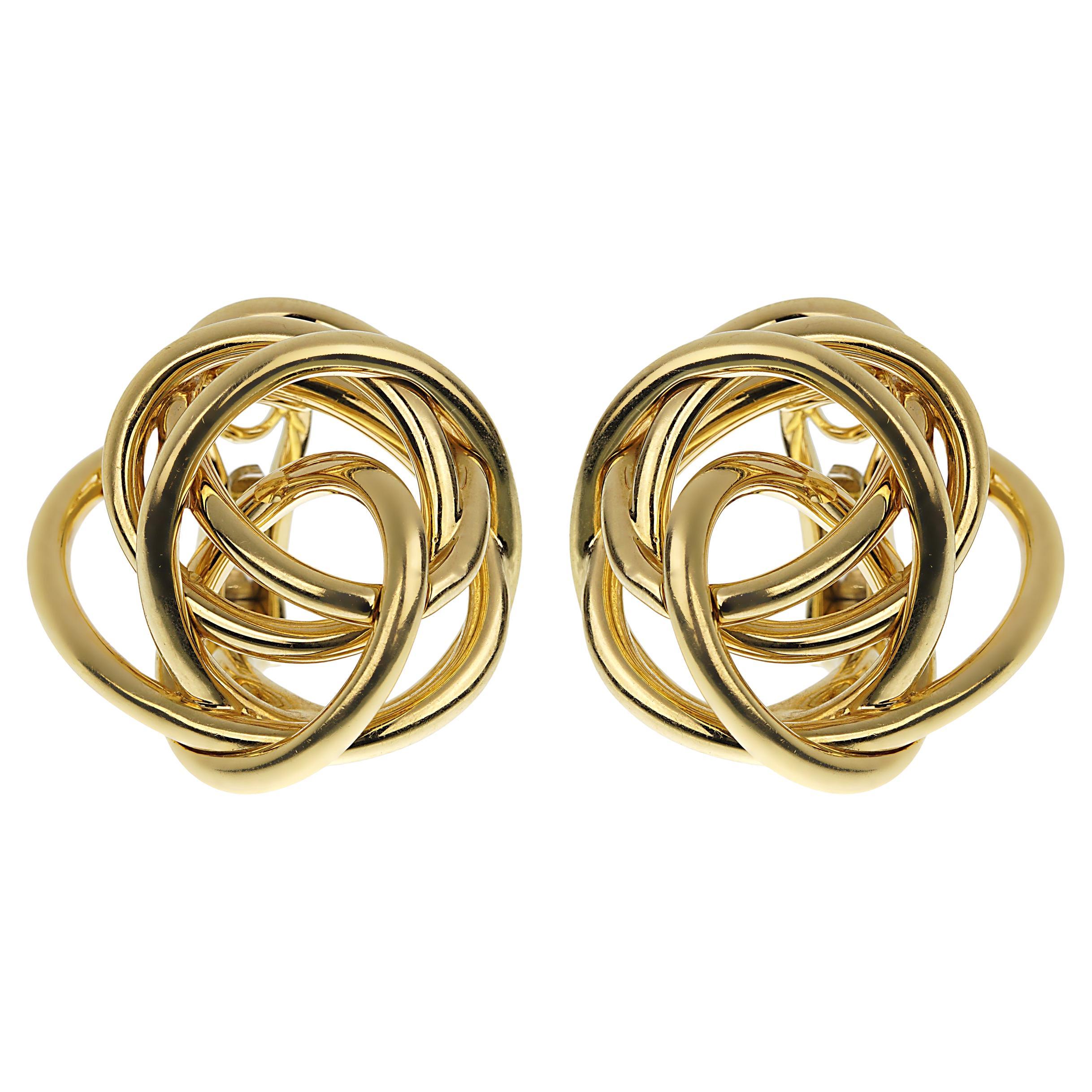 De Grisogono Matassa Yellow Gold Earrings