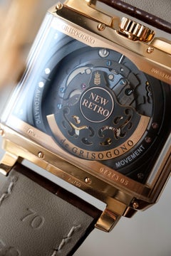 De Grisogono New Retro N°03 Rose Gold Automatic Watch GPHG