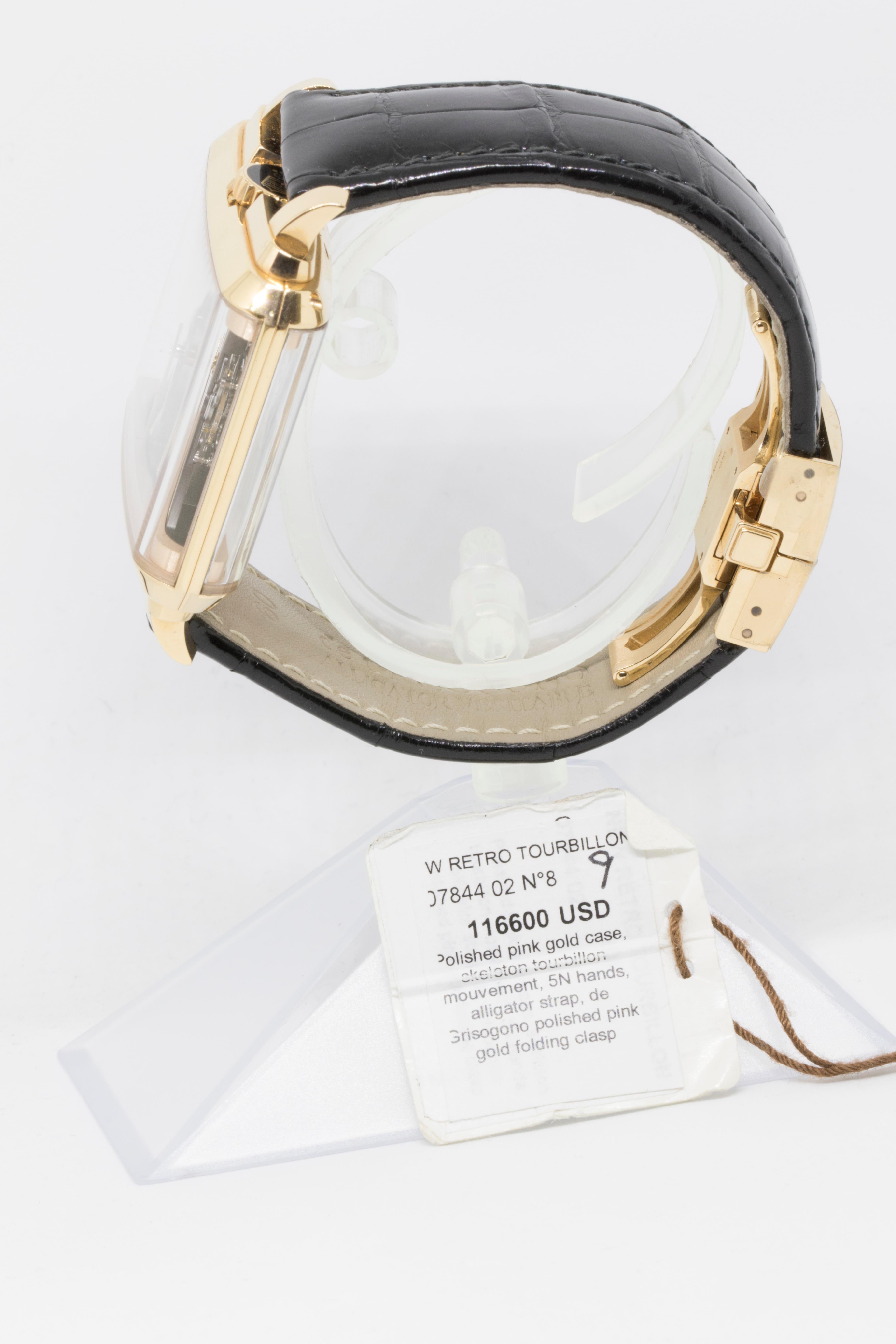 de GRISOGONO New Retro Tourbillon In New Condition For Sale In New York, NY