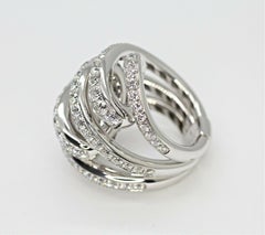 De Grisogono Nouvelle Vortice Collection 18 Karat Diamond Cocktail Ring