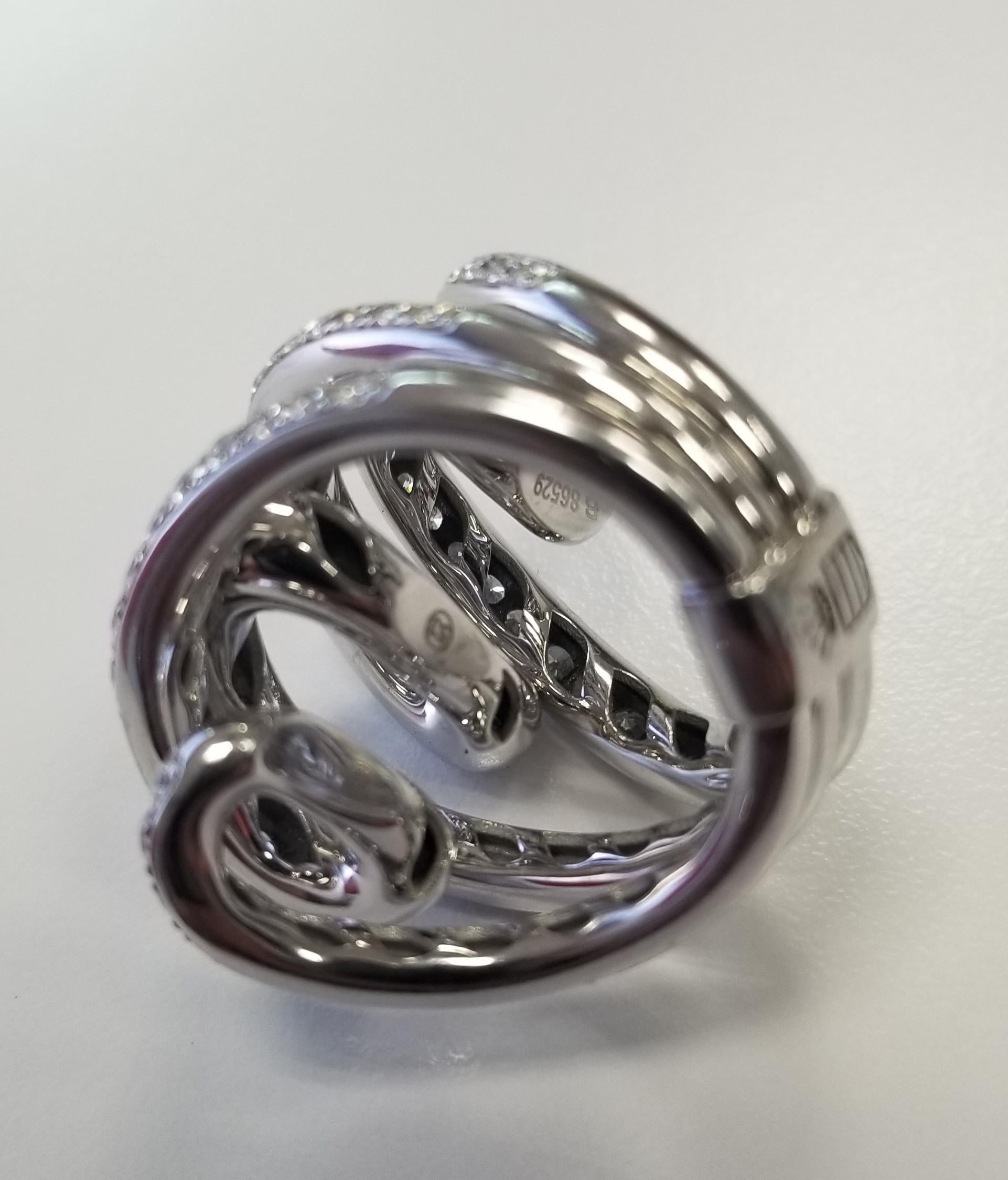 De Grisogono Nouvelle Vortice Collection 18 Karat Diamond Cocktail Ring 1
