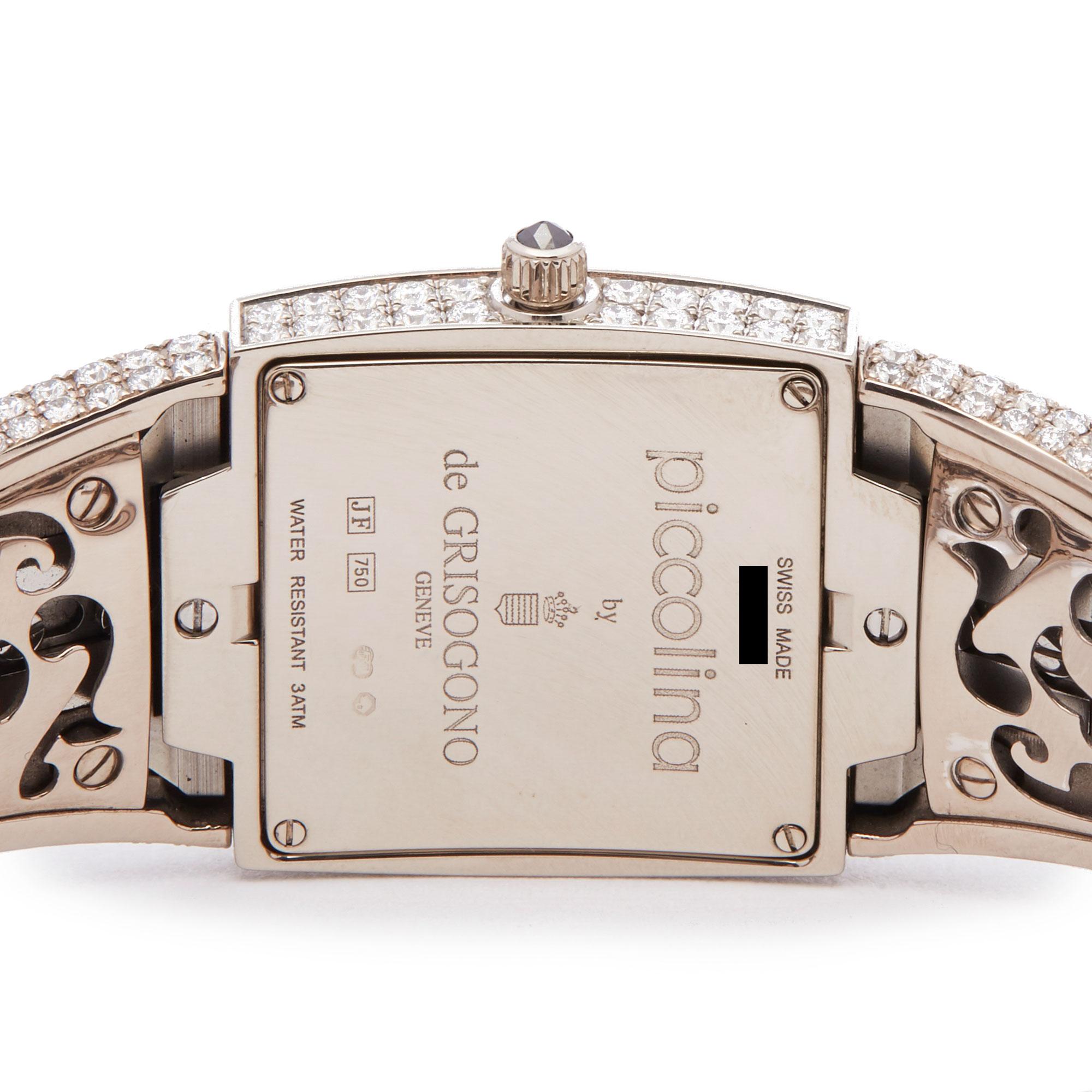 De Grisogono Piccolina 18K White Gold S14B Wristwatch 2