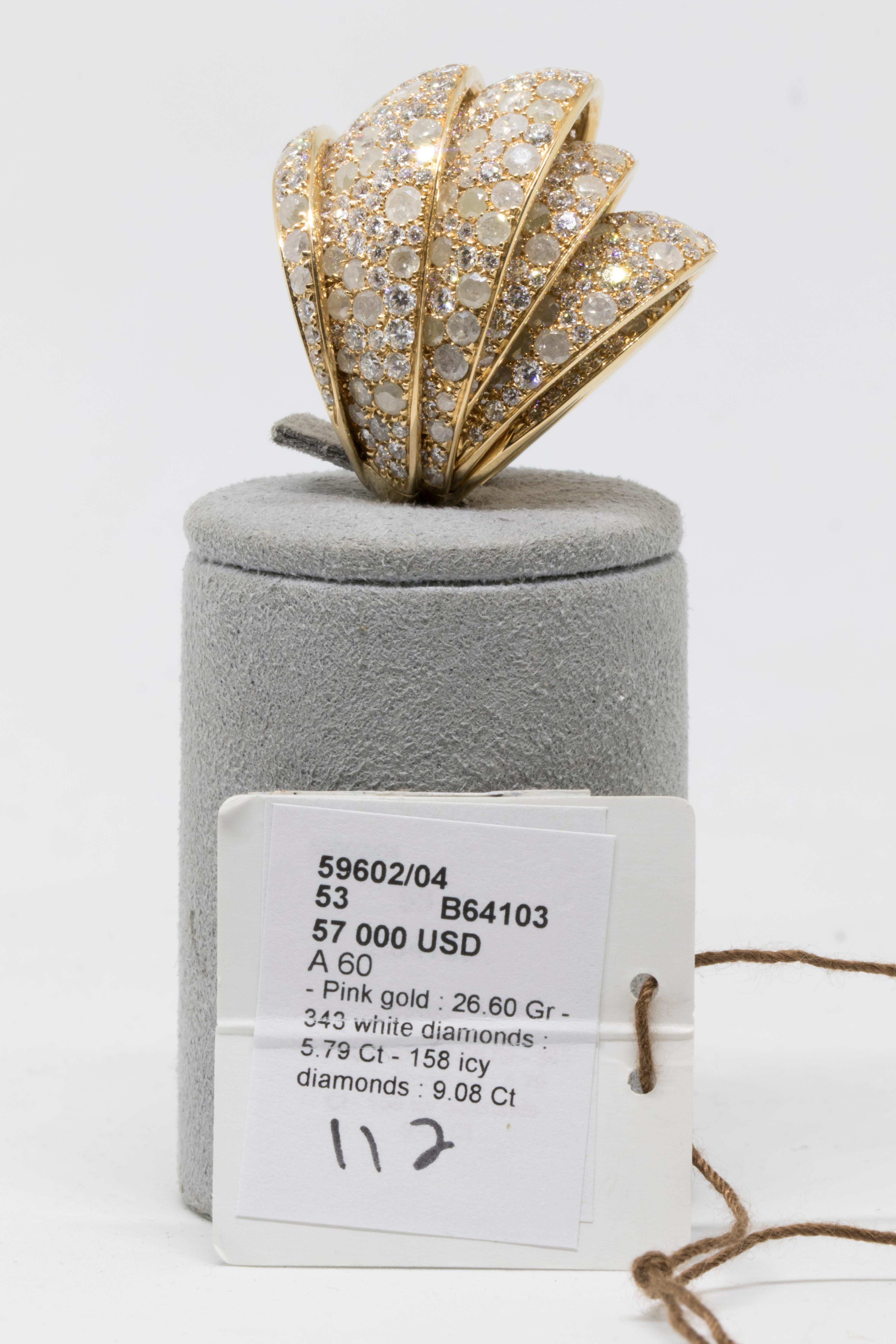 de GRISOGONO Anello in oro rosa con Diamond In condizioni Nuovo in vendita a New York, NY