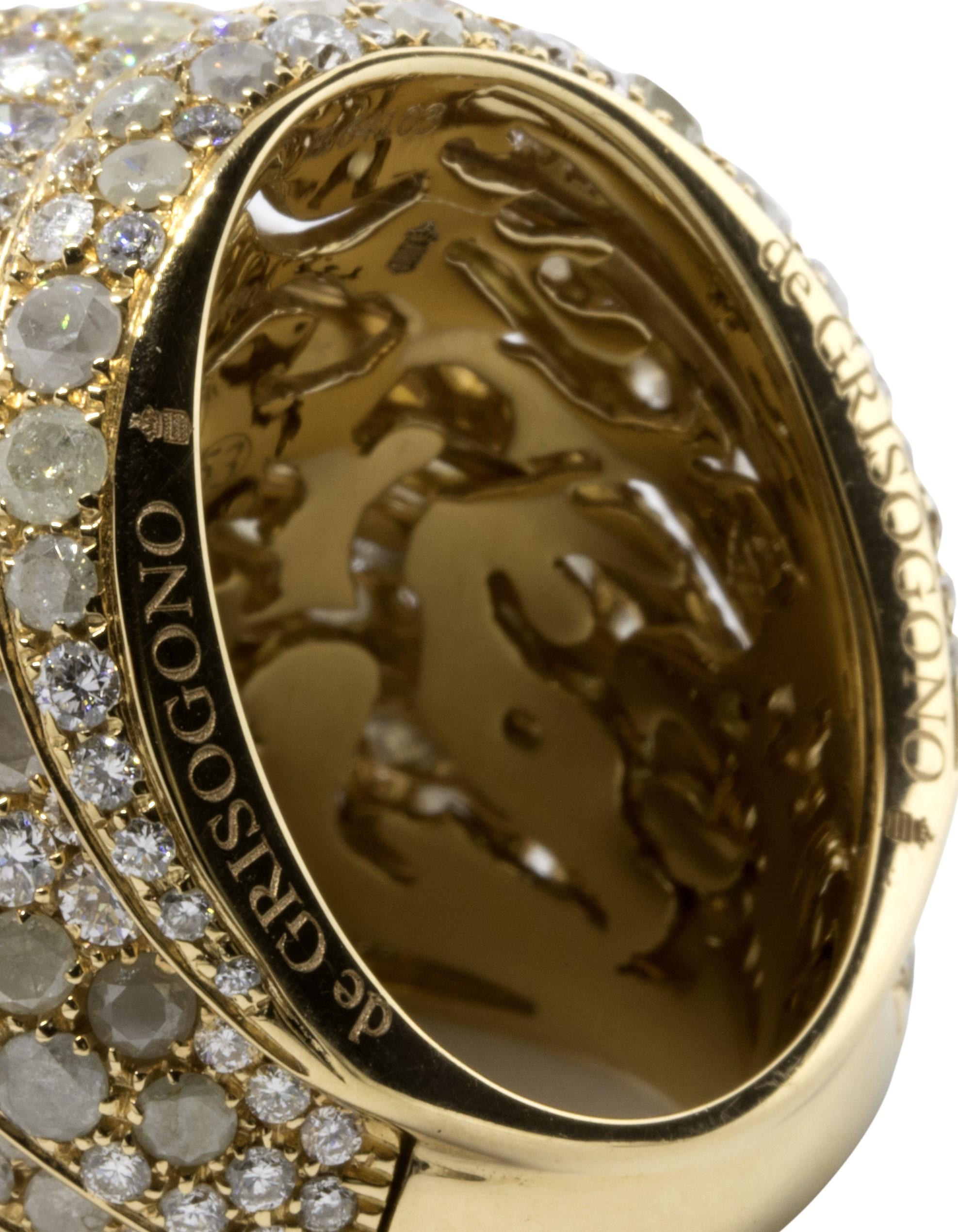 Donna de GRISOGONO Anello in oro rosa con Diamond in vendita