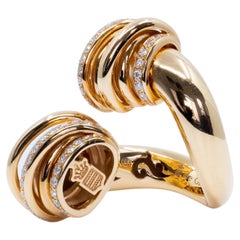 de GRISOGONO Anello in oro rosa e diamanti bianchi