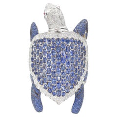 De Grisogono Sapphire and Diamond "Turtle" bracelet.