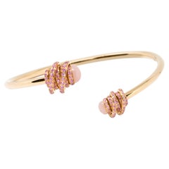 de GRISOGONO Toi & Moi 18-karat Pink Gold, Pink Opal Cuff
