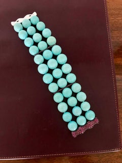 De Grisogono Turquoise Bead Bracelet