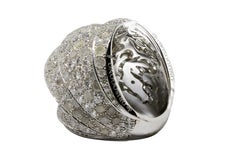 de GRISOGONO White Gold Ring w/ Icy White Diamonds