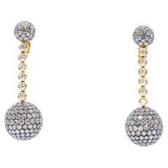 Pendientes de oro amarillo y blanco de de GRISOGONO