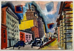 Christopher Street (abstract Greenwich Village cityscape)