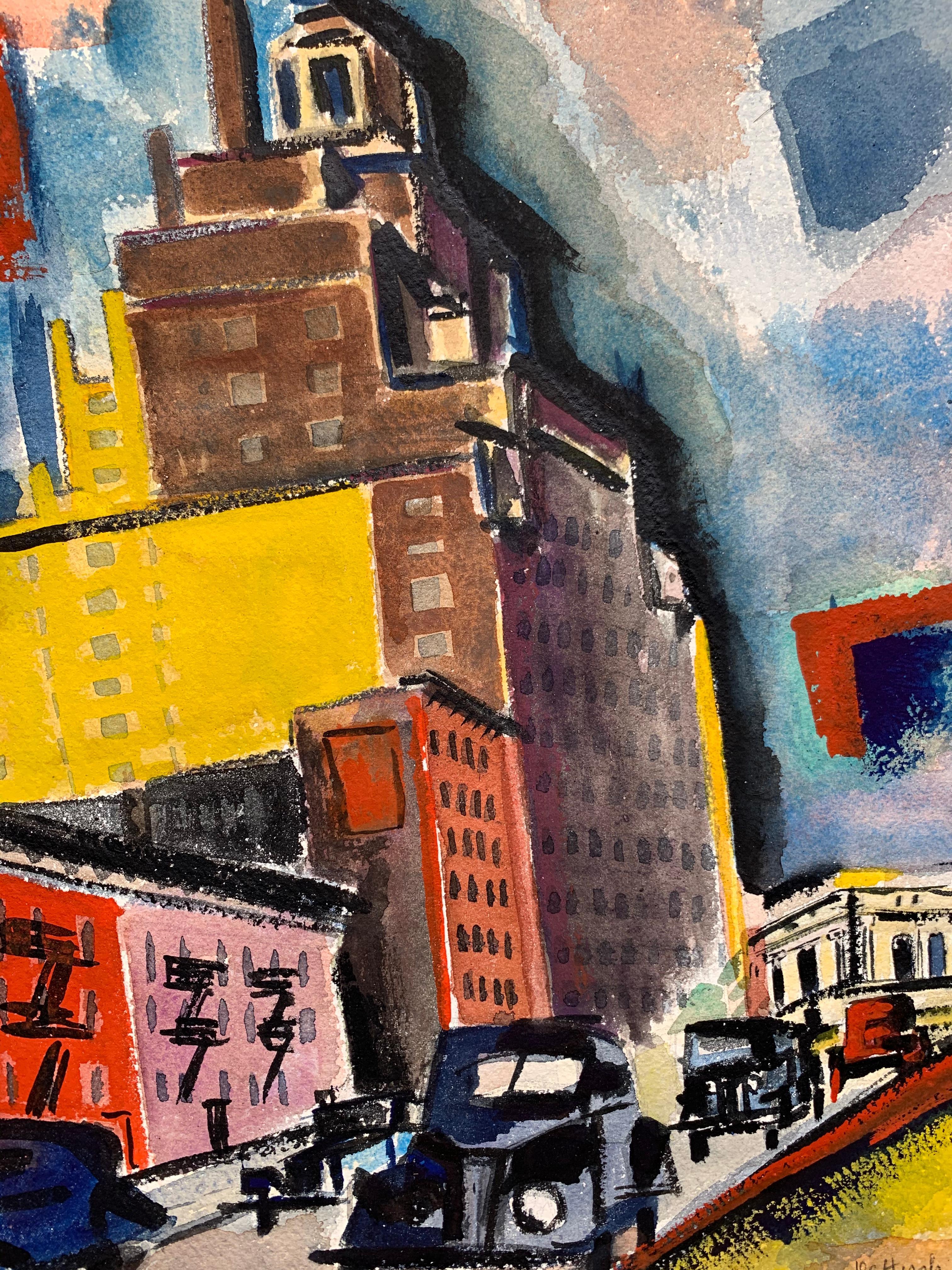 Christopher Street (environnement urbain abstrait de Greenwich Village) en vente 3