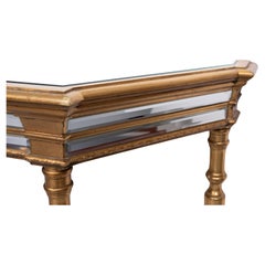 De Knudt Tavolo consolle con specchio Hollywood Regency Belgio anni '70