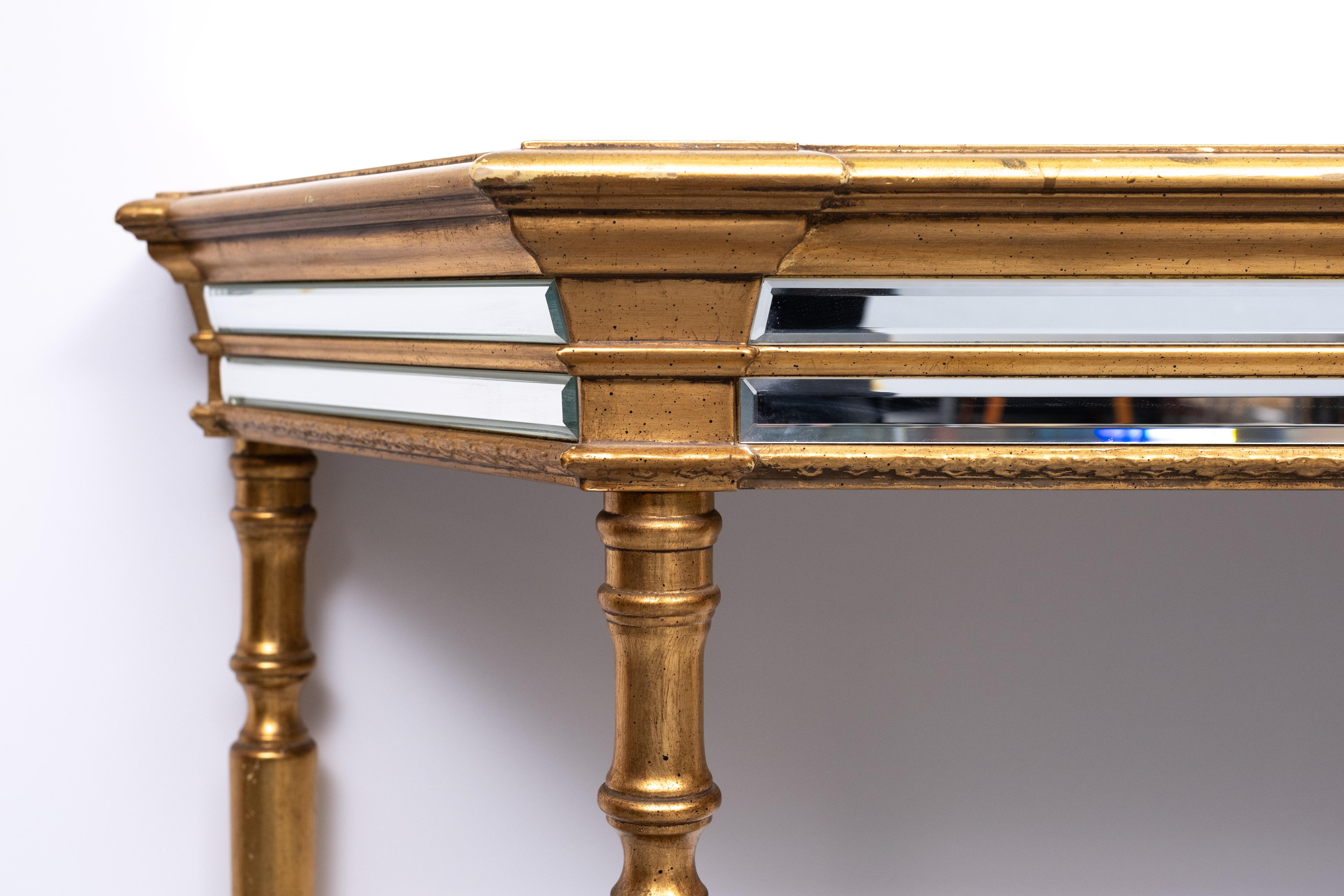 De Knudt   Mirror Console Table Hollywood Regency  Belgian 1970s For Sale 4