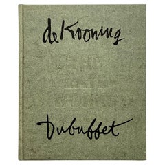 De Kooning / Dubuffet, the Late Works, Peter Schjeldahl, 1st Edition, Pace, 1993