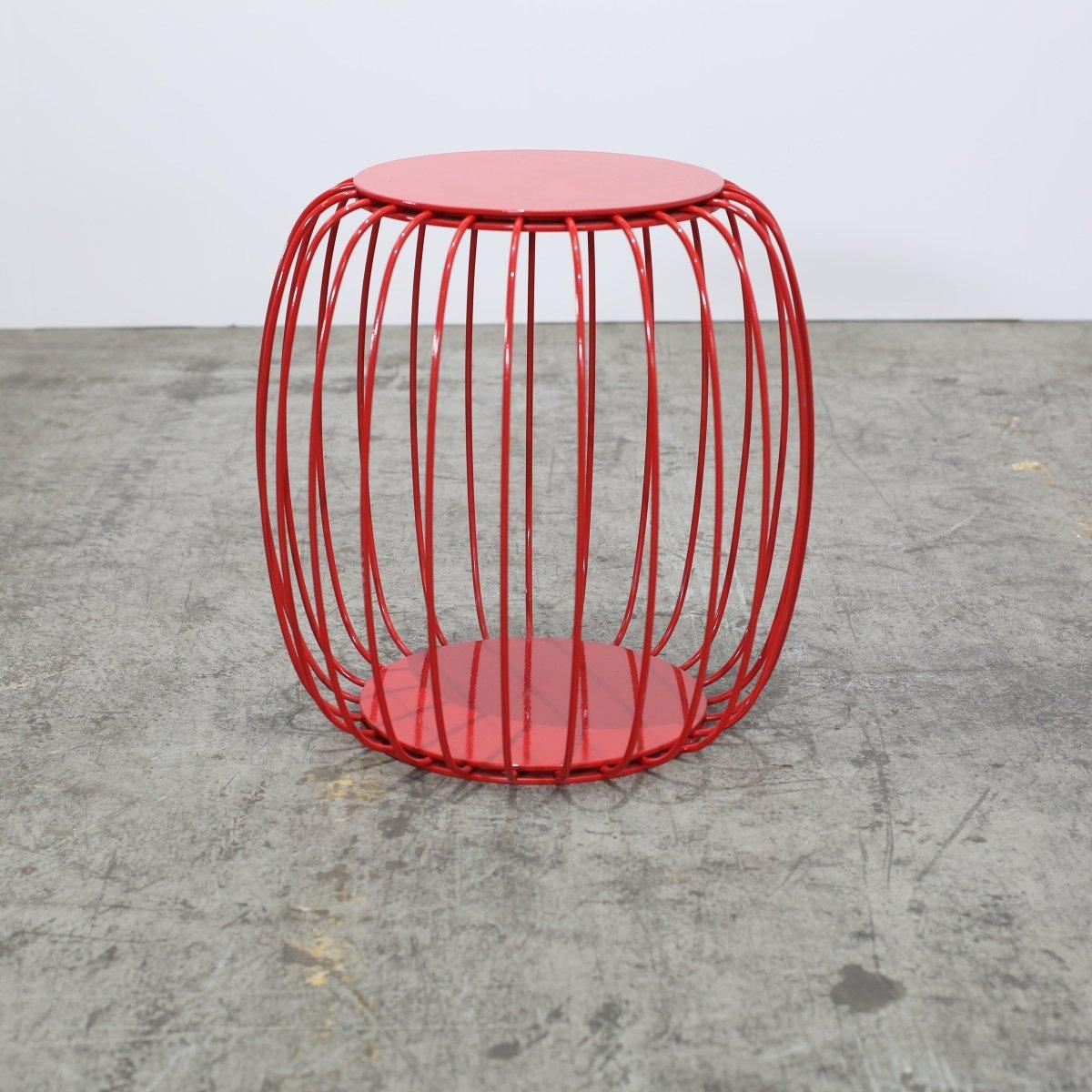 Introducing the stunning Pumpkin Side Table by Autoban for De La Espada, a true statement piece that will elevate any living space. Crafted with the finest materials, this table features a unique curved base, adding a touch of warmth and natural