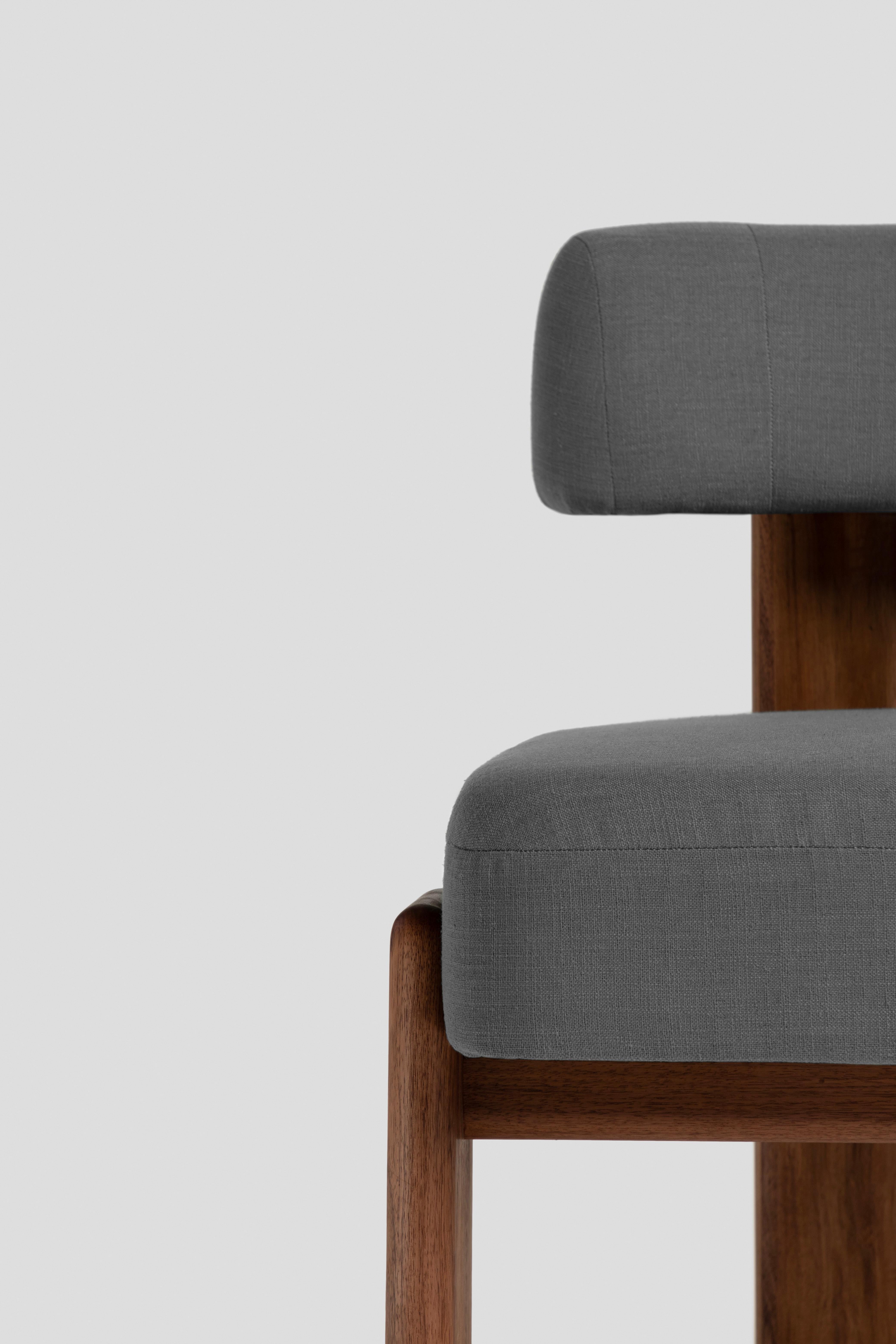De la Paz Dining Chair Solid Wood, Contemporary Mexican Design For Sale 6
