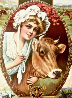 "De Laval" Tin Advertising Sign, American, circa 1905, Near Mint