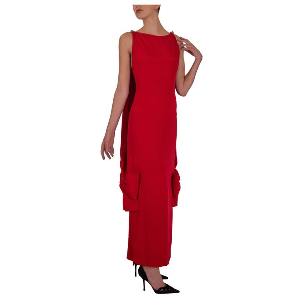 Valentino Red Slip Dress Early 1990s For Sale at 1stDibs