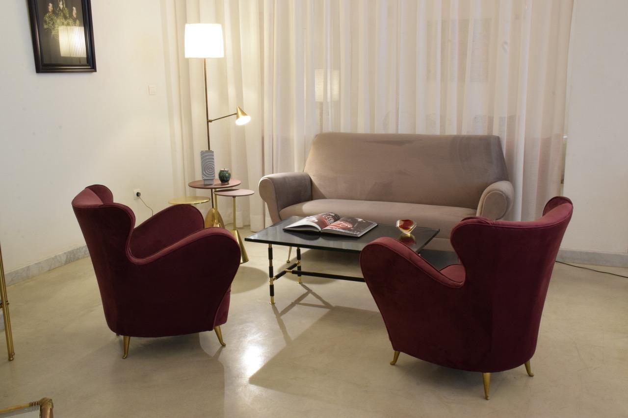Lampadaire De-Light F1 à double lumière en laiton, Collection Flow Neuf - En vente à Paris, FR