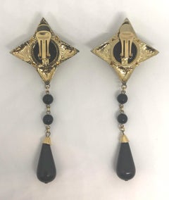 De Liguoro 1980s pendant earrings from Elsa Martinelli's collection