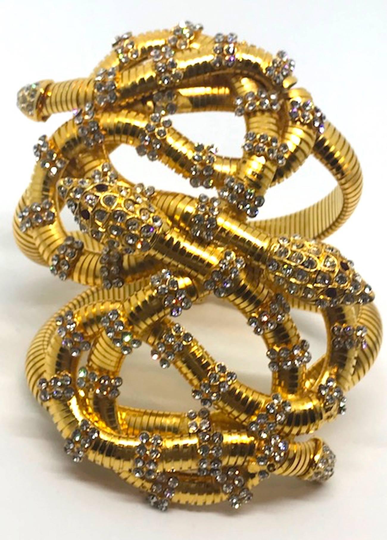 Women's De Liguoro serpent bracelet from Actress Elsa Martinelli's personal collection