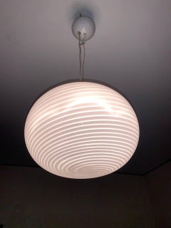 Lámpara de suspensión de De Majo en cristal de Murano.