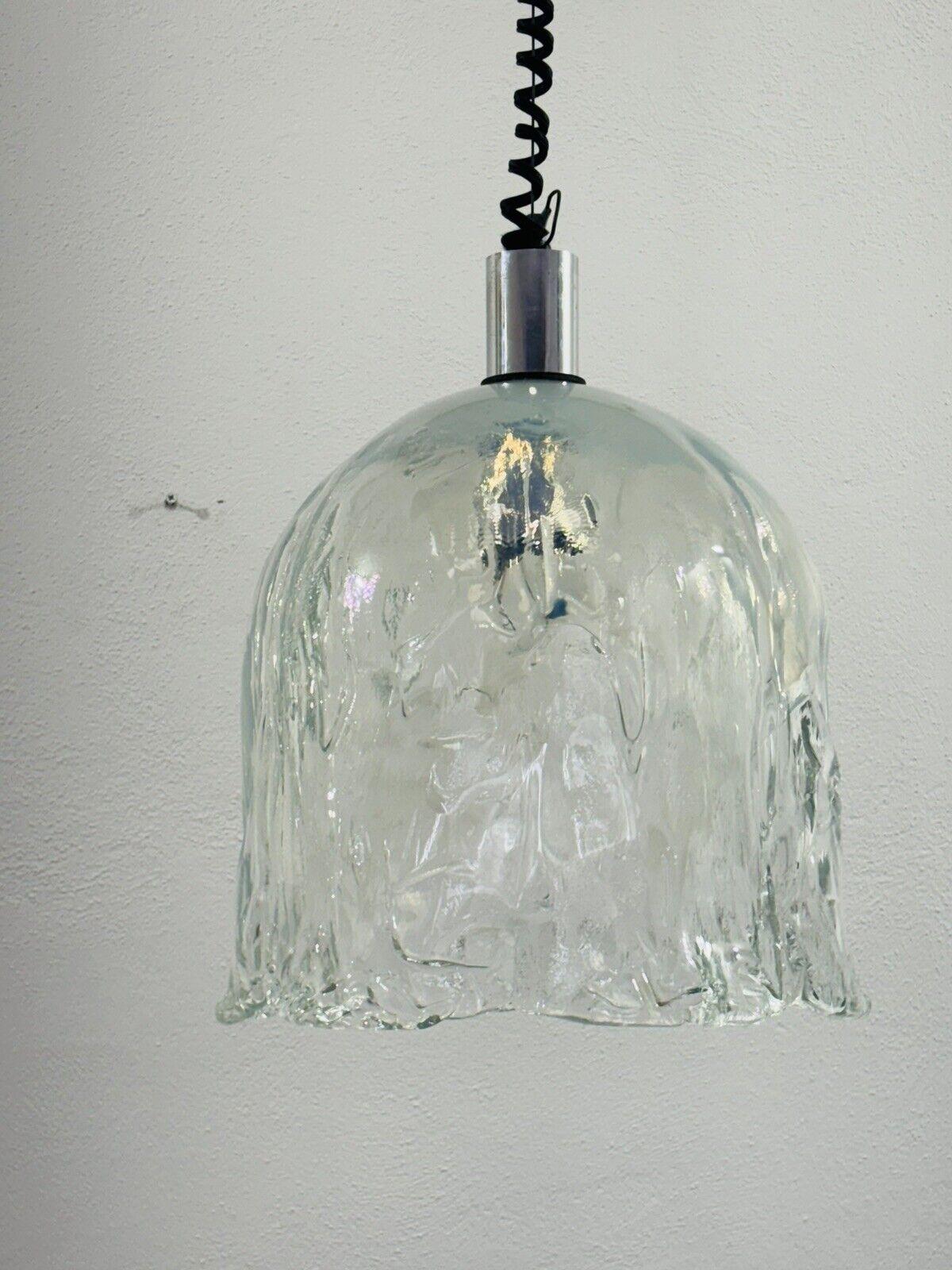 De Majo Suspension Lamp In Murano Glass 1970's Modern Design In Good Condition For Sale In Taranto, IT
