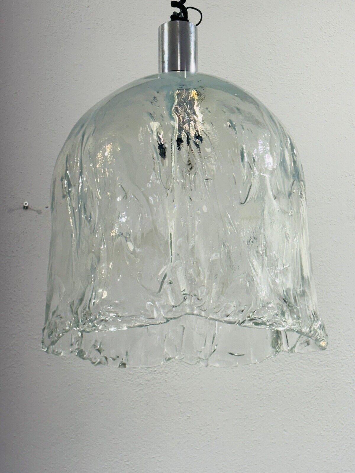De Majo Suspension Lamp In Murano Glass 1970's Modern Design For Sale 1