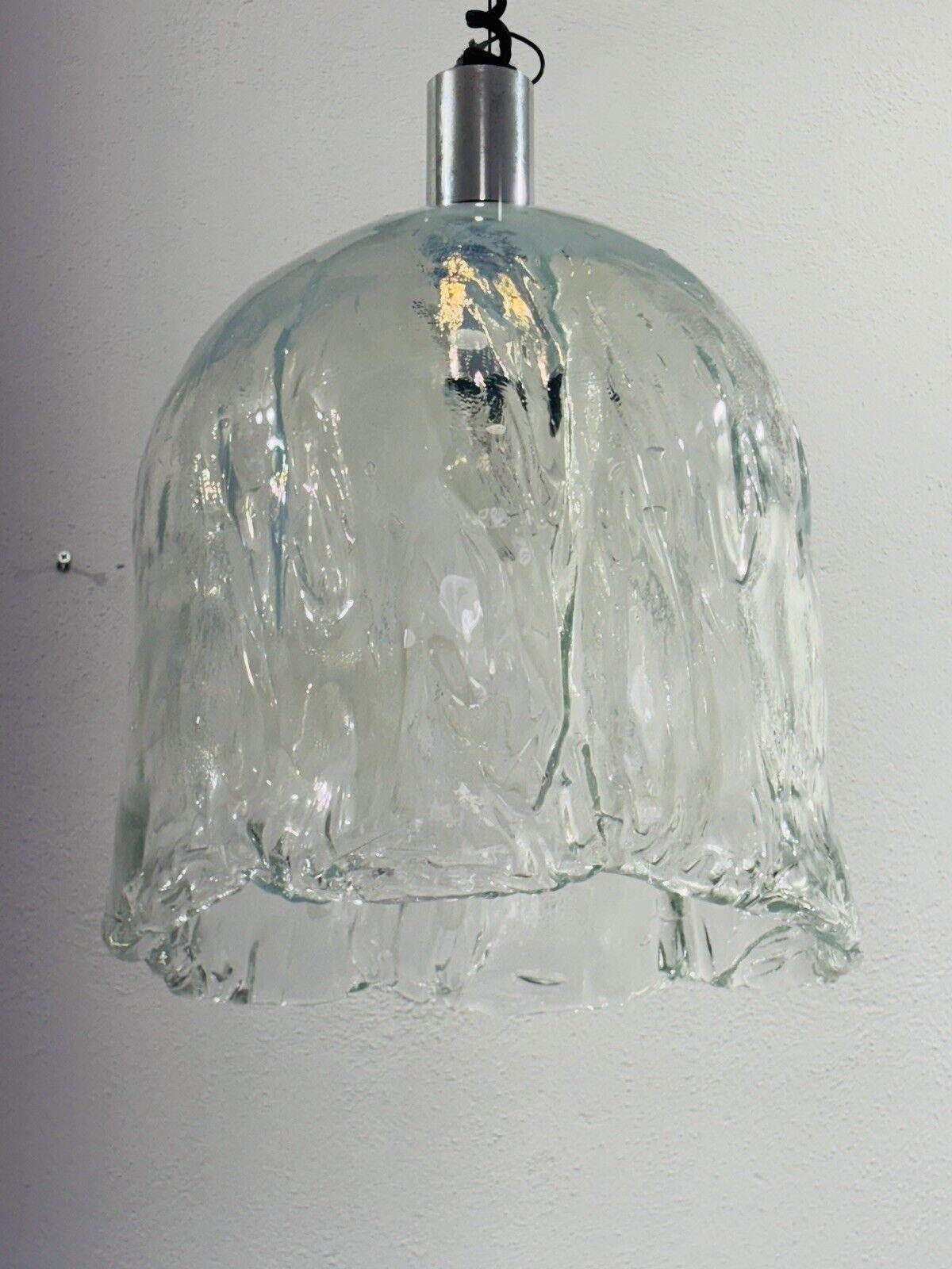 De Majo Suspension Lamp In Murano Glass 1970's Modern Design For Sale 2