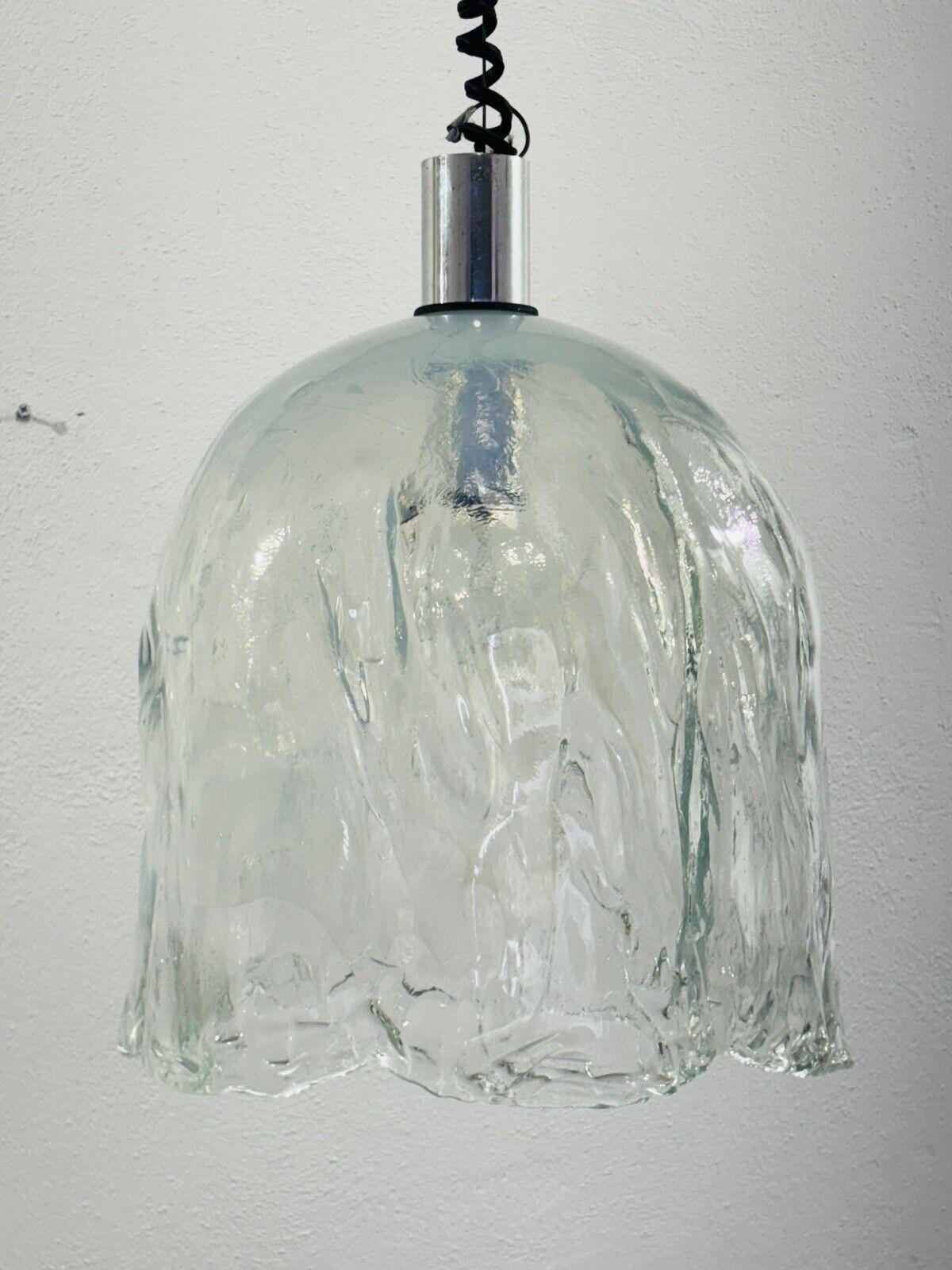 De Majo Suspension Lamp In Murano Glass 1970's Modern Design For Sale 3