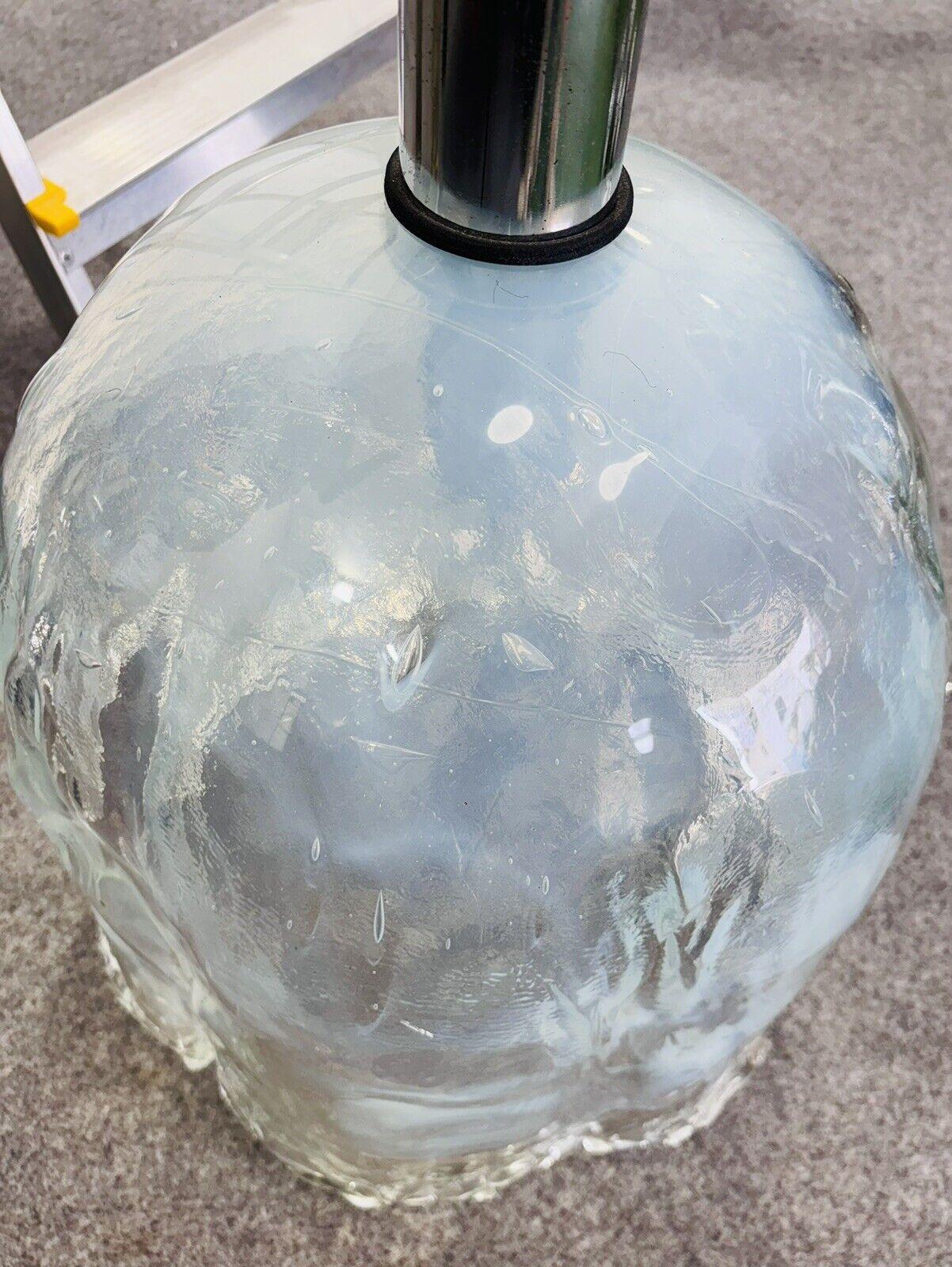 De Majo Suspension Lamp In Murano Glass 1970's Modern Design For Sale 4