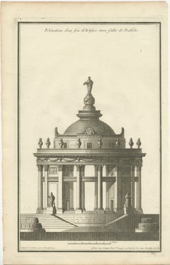 De Neufforge's Neoclassical Visions: Original Engravings, ca.1770