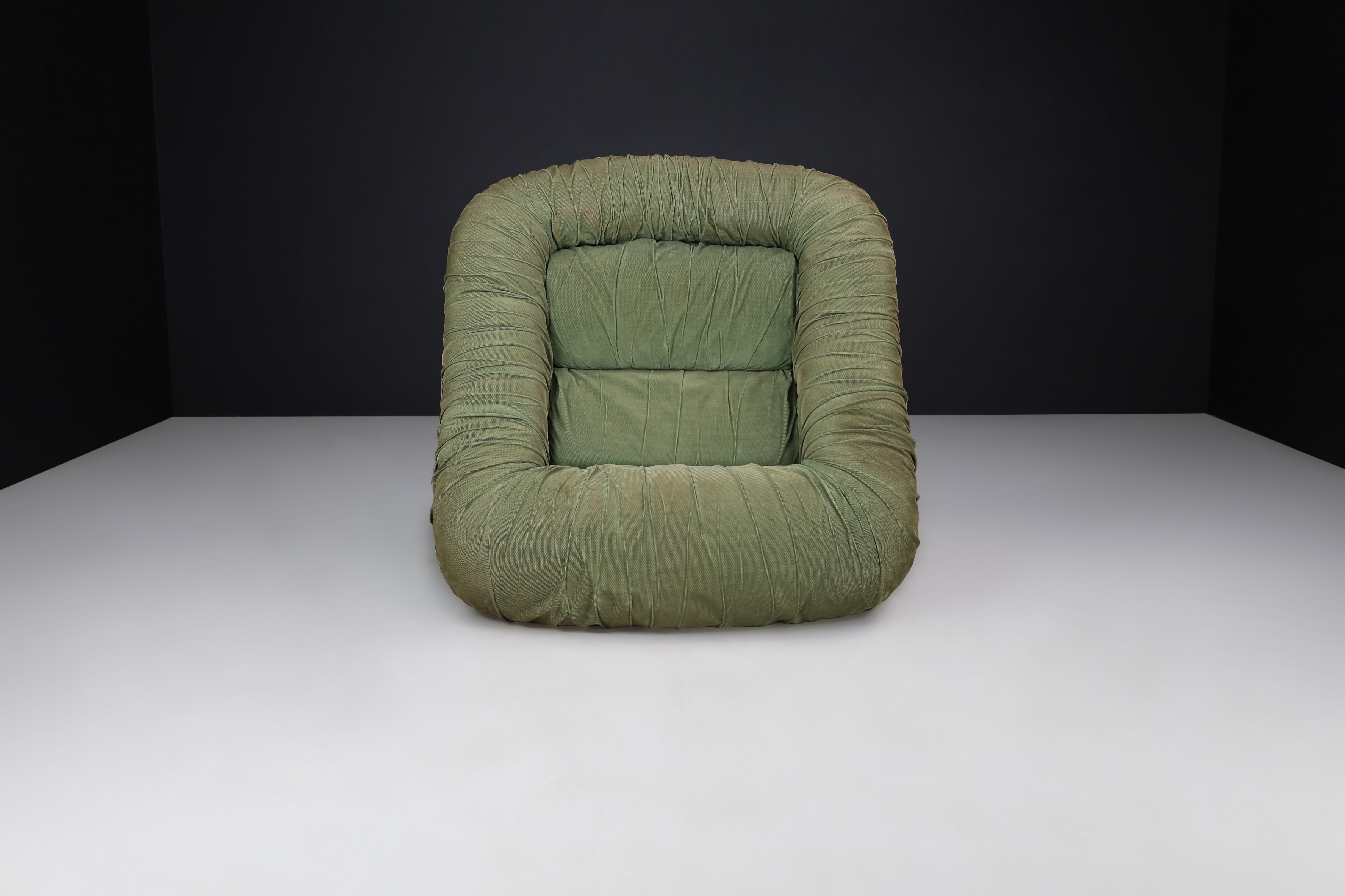 De Pas, D'urbino und Lomazzi für Dall'Oca Lounge Chair, Italien, 1970er Jahre im Angebot 4