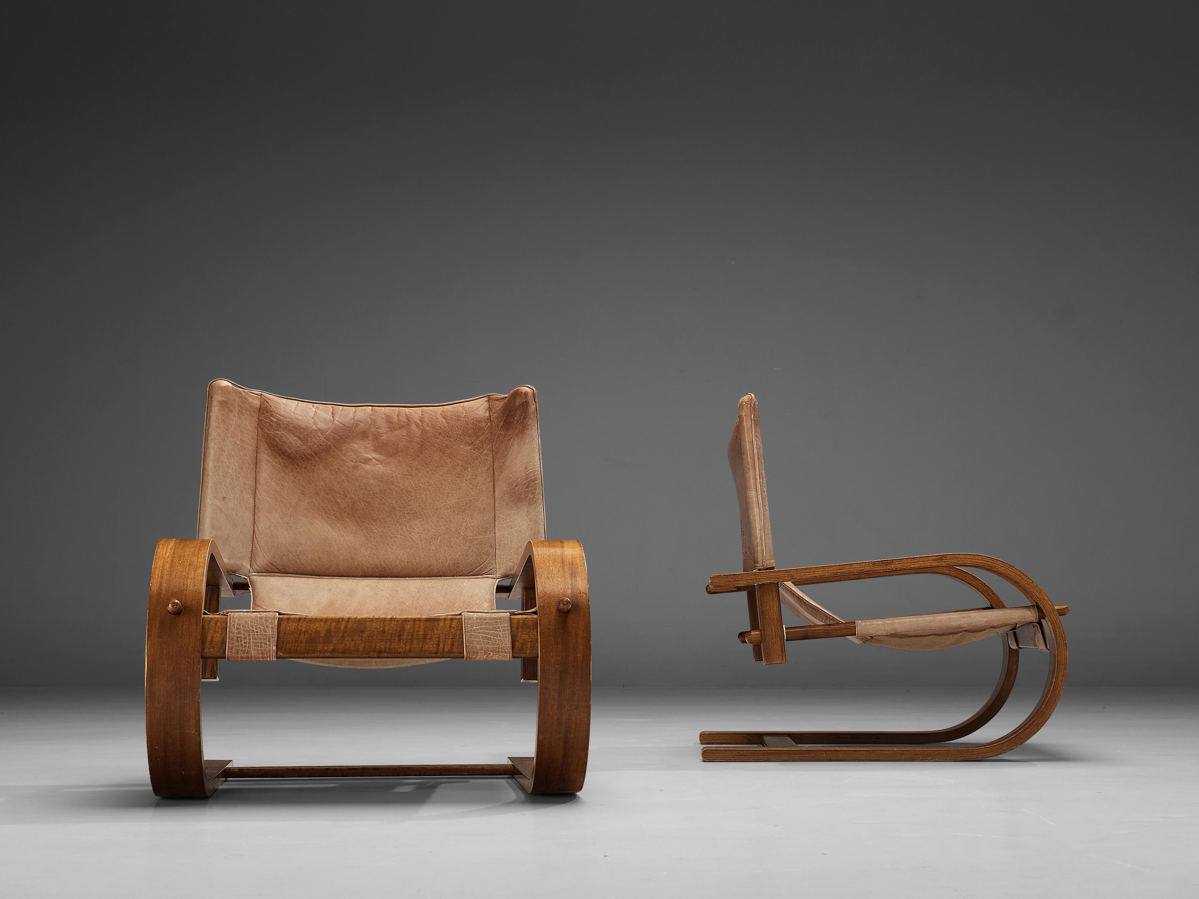 De Pas, D'Urbino and Lomazzi for Poltronova 'Scacciapensieri' Lounge Chairs 3