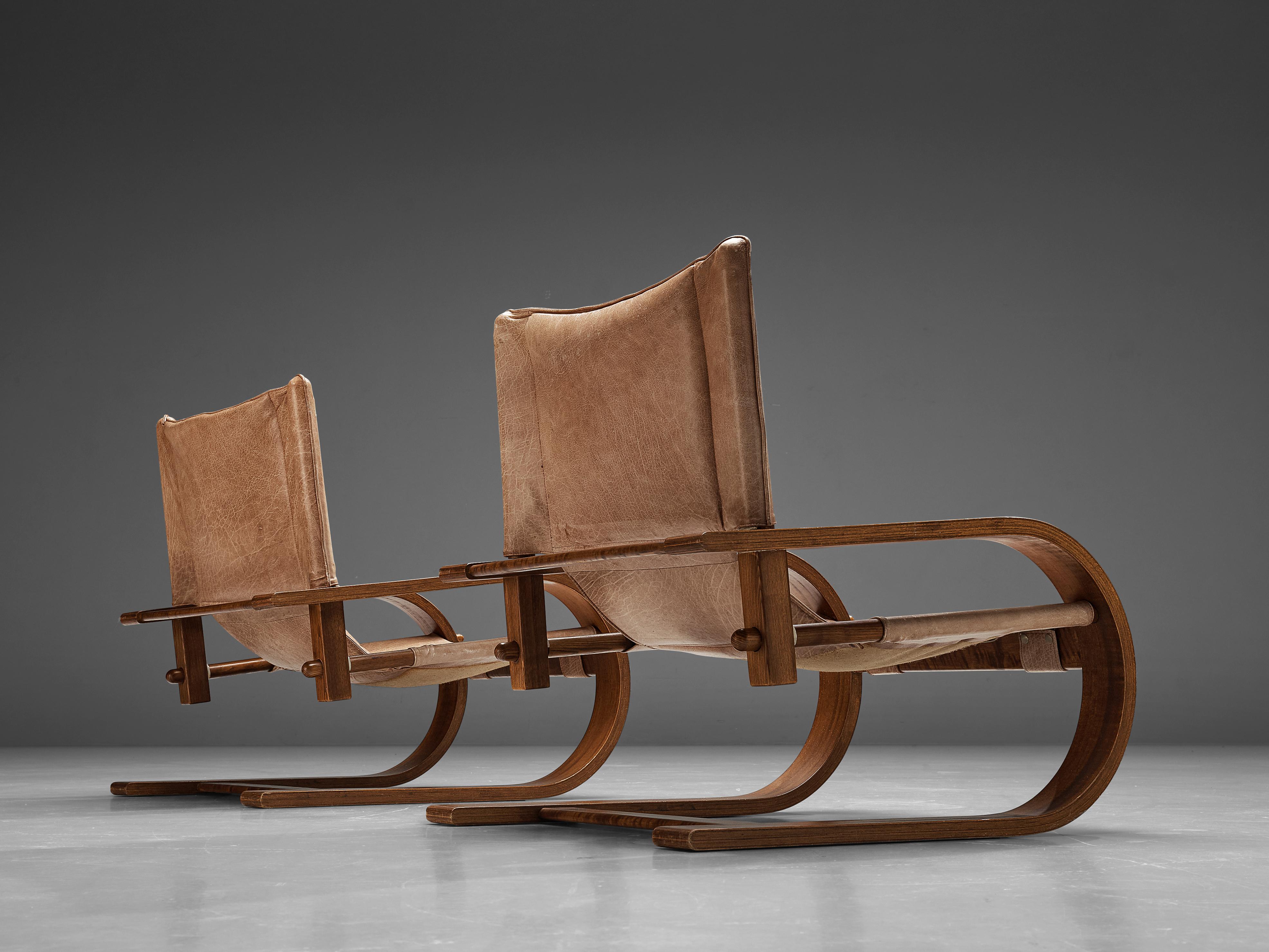 De Pas, D'Urbino and Lomazzi for Poltronova 'Scacciapensieri' Lounge Chairs 4